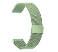 PURYN Correa de bucle milanés para Samsung Galaxy Watch 5/4 44mm 40mm/5 Pro/4 Classic/Active 2 20mm/22mm pulsera para Huawei Gt 2/2e/3/4/5 Pro(Light green,20mm)
