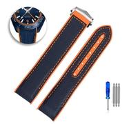PURYN Correa de reloj de nailon para Omega Seahorse 215,32 OCEAN Universe Super 600 America Cup, edición limitada, correa de reloj impermeable de lona de 22mm y 20mm(H,20mm)
