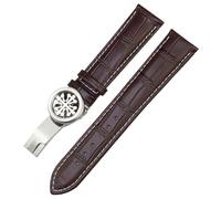 PURYN Correa de reloj de piel auténtica de 19 mm, 20 mm, 21 mm, 22 mm, para Patek Philippe Aquanaut PP 5167A, correa de reloj de piel vacuna con hebilla de mariposa, 20mm, Ágata