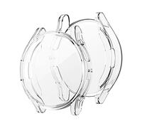 PURYN Funda de reloj de TPU suave para Samsung Watch 5, 40mm, con Protector de pantalla para Galaxy Watch 5, 44mm, cubierta de parachoques todo incluido(Tran,Watch 5 44mm)