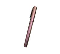 PURYN Pluma estilográfica colorida de aleación de titanio NO.6 EF/F, punta suave, regalo de escritura para estudiantes de negocios con bolígrafo convertidor (C, cuchillo largo de 0,8 a 1,2 mm)