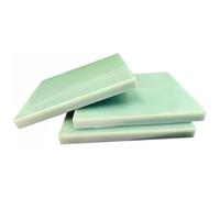 Purzen FR4 Placa Fiberglass Verde Ultra Fina PCB Componentes Electrónicos Alta Temperatura Aplicaciones Industriales,100mmx100mmx0.5mm（3pcs）