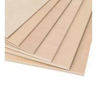 Purzen Hojas de Tilo 30×42cm Tablas de Madera sin terminar para Modelos 2 Piezas,10mm2PCS