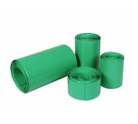 Purzen Tubo Termorretráctil PVC Verde Batería Wrap 18650 21700 Paquete Batería 100mm 150mm 200mm Protección Electrónica,50mm（5m）