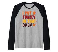 Puse un Pavo en Ese Horno Camiseta Manga Raglan