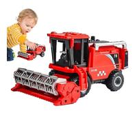 Push and Go Vehicles - Small Construction Trucks, Harvester Toy, Car Toys, Kids Play Trucks, Simulation Harvester Model Toy, Friction Powered For Boys