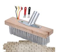 Push Broom - Cepillo de alambre de alto rendimiento para exteriores, herramienta de limpieza de carreteras de clase industrial, cepillo de fregado para hormigón, garaje, entrada, terraza, suelo de
