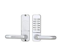 Push Button Door Lock Keyless Combination Lock - Sistema mecánico Digital Plata