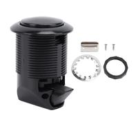 Push Button Latch Embedded Type Enhanced Security Keyless Cabinet Lock for RVs Yachts Motorhomes Caravans (Black)