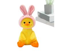 Push Duck Toy | Animal De Peluche Suave De 9.84 Pulgadas Con Sombrero | Acogedor Compañero De Sueño, Adorable Cojín De Sofá, Peluche Decorativo Para Habitación Infantil, Regalos De Compl