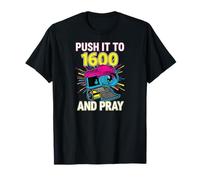 Push It To 1600 and Pray Analog Film Photography Camera Camiseta