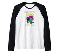 Push It To 1600 and Pray Analog Film Photography Camera Camiseta Manga Raglan