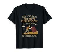 Push Myself - Maleta, diseño de Aventura de Viaje Camiseta