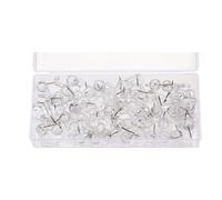 Push Pin Hook Clear Push Clip 50/60/80/160pcs Bulletin Board Cork Board Tacks Decorativo Pulgar Tacks para Decoración de Pared Oficina Set