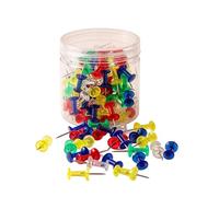 Push Pins para tabla en | 100 piezas de chinches - chinches de colores | para Diarios Estudiantes Profesores Empleados Creativos Artistas Bibliotecarios Casa Escuela Dormitorio