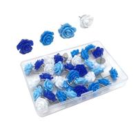 Push Pins Thumb Tacks Decorative Colorful Flower Pins Rose Pin Bulletin Board Tacks For Cork Office Home Cork Pushpins