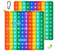 Push Pop Bubble Fidget Juguetes, Pop it Fidget Toy, Silicona Sensorial Juguete Educativo, Juguete sensorial de tabla de multiplicación, para Aliviar el Estrés y la Ansiedad
