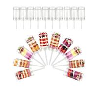 Push Pop Cupcake Containers - 20 Pack Cake Push Tubes, Postre Tubes, Homemade Treat Holders | Baking Display Containers, For Birthday Wedding Party Gathering Pub Kitchen Home Apartment Farmhouse