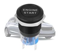Push Start Button - Metal Button Push Auto Engine Accessories | DIY Car Decoration Automotive Starts With LED, Engine Start Ignition Protective
