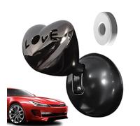 Push Start Cover, Ignition Button Trim, 4cm Car Interior Decor, Aromatherapy Ring Protector Heart Shape Accessory 40mm Universal Fit Scratch Guard Stylish Dashboard Upgrade Auto Protection