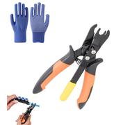 Push to Connect Disconnect Tong Pliers, Air Line Removal Tool for 1/4 & 5/16 Inch Pneumatic Fittings, Heavy Duty Air Hose Connector Removal & Air Line Hose Release Tool (1pcs)