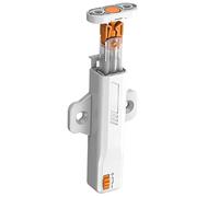 Push To Open Cabinet Hardware - ABS Metal 11.2x3.2cm | Touch Latch For Doors, Kitchen Cabinet Push Release Mechanism With 30N Force | Press To Open Latch For Closet Drawer RV Furniture