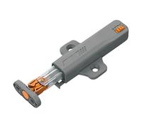 Push to Open Cabinet Hardware, Heavy Duty Door Touch Latch, Kitchen Door Pushing Release Latches, ABS, Metal Material, Cabinets Press Out Latch for Doors, Closet and RV, 11.2x3.2cm