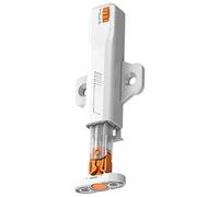 Push to Open Cabinet Hardware Latch, Heavy Duty Touch Release Mechanism for Doors Drawers Cupboards Closets, ABS MetalHandle-Free Hidden Press System, 11.2×3.2cm