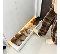 Push to Open Cajon Cajón para Zapatos de Gabinete Push Open, Abrir y Cerrar los Cajones de Gabinete con una Sola Presión, Cajón de Almacenamiento Pop Out Release(White,WxD-41x31cm (16 1/8x12 1/4"))