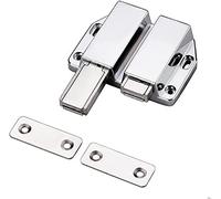 Push to Open Door Catches,cierre magnetico, Door Catches Magnetic Latch, Magnetic Cabinet Door Touch Push Heavy Duty 2 Pack Push to Open Cabinet Hardware,DW (Color : Sa) (Color : Sa, Size : 2PCS) (Co