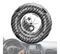 Push To Start Button Cover | Adhesive Decorations Stickers,Push Start Button Accessories,Car Engine Śtart B́utton Accessories For Auto Interior Modificación Conversion Women Men Use