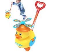 Push Toys - Kids Little Yellow Duck Push Walker, Waddling Action Toy | Juguete de Pato con Sonido charlatán para los más pequeños, el Juguete para los asistentes a pie temprano para Rag