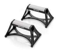 Push-up Bar Soporte Flexiones Equipo Deportivo - Manijas Soportes para Entrenamiento Ejercicios Fitness Calisténica Culturismo Gimnasio Paralelas Antideslizantes para Hombre Mujer (Negro)