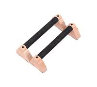 Push Up Bars for Men - Push Up Handles Parallettes Bars for Deep Range of Motion, Heavy Duty Steel Frame with Anti-Slip Bases, 2x Workout Equipment for Strength Training 12x6x5 Inches