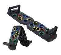 Push up Grip Board - Equipo de ejercicio profesional antideslizante plegable versátil | Equipo de entrenamiento de acondicionamiento de resistencias, tabla de ejercicio muscular torácica para