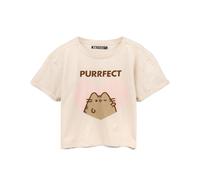 Pusheen Beige Pusheen The Cat Camiseta de manga corta Mujeres
