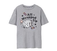 Pusheen Camiseta All Wrapped Up Halloween para Mujer (NS7716)