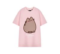 Pusheen Camiseta Colorete de Manga Corta para Mujer (NS8967)