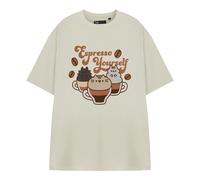 Pusheen Camiseta Espresso Yourself de Manga Corta para Mujer (NS9035)