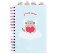Pusheen, Cuaderno A5 para Oficina Escuela Colección Purrfect Love Tapa Dura