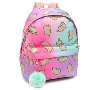 Pusheen Mochila Niños Adultos Adolescentes Ombre Con Llavero Pom Pom 16" Un tamaño
