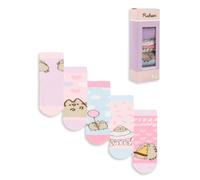 Pusheen Multicolor Sweet Pizza Party Juego de 5 calcetines de pantorrilla Chicas