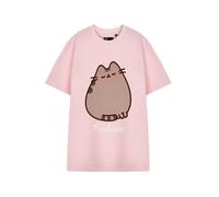 Pusheen Rosado Blush Womens Camiseta de manga corta Mujeres