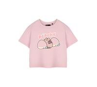 Pusheen Rosado Peachy Camiseta corta de manga corta Mujeres