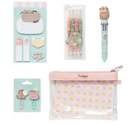 Pusheen Set escolar 13 piezas con estuche fantasía, Multicolor