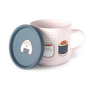 Pusheen the cat bento club sushi lover porcelain mug & coaster lid set