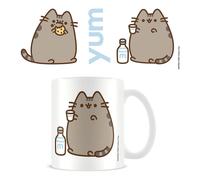 Pusheen Yum - Taza (tamaño único), Color Blanco y Gris