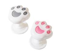 Pusher para botón de Inodoro, Topper para botón de Inodoro, ayudante para botón de Inodoro con de Gato de 2 Piezas - Topper con botón para Inodoro portátil para Inodoro con Forma de Dibujos