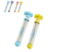 Pusher Type Fun Fireworks Water Jet Spray Toy, Romantic Firework, Style Water Spray Toy For Couples, Firework Water Gun, For Beach Pool Water Spray (Blue+Yellow)