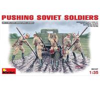 Pushing Soldados Soviéticos 1:35 Figura Kit De Modelo De Plástico MINIART